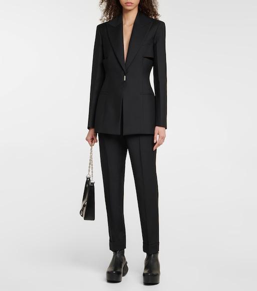 GIVENCHY G Leather Clog Ankle Boots In Black