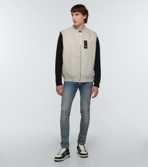 AMIRI Skel Sneakers In White And Black Leather