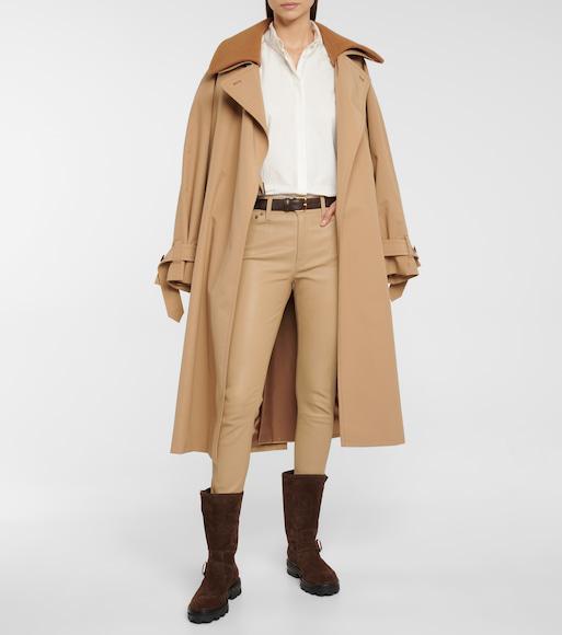 SAINT LAURENT White Classic Cotton Shirt In Animal Print