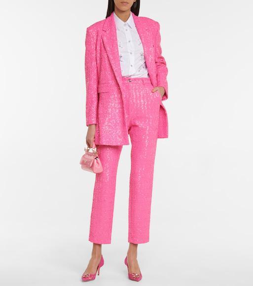 DOLCE & GABBANA Fuchsia Polyamide Heeled Shoes In Pink