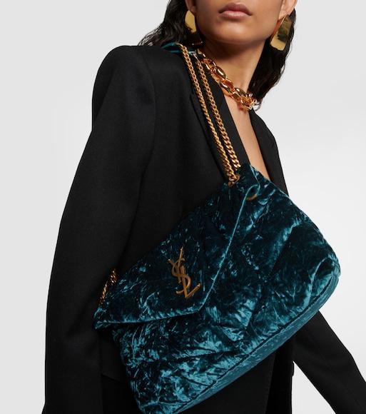 SAINT LAURENT Structured Heel Sandals In Black