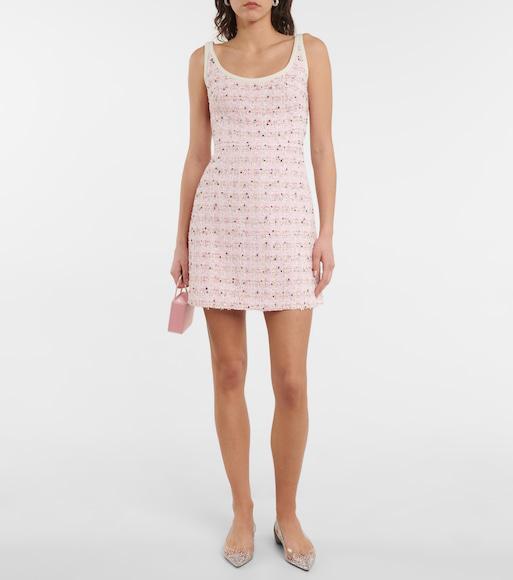 CHRISTIAN LOUBOUTIN Degrastrass Embellished Ballet Flats In Vers Silver/lin Silver