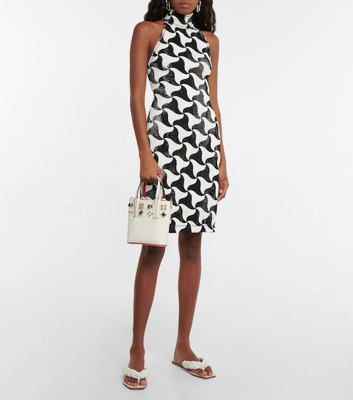 RABANNE Xl Link Double Circle Earrings In Silver