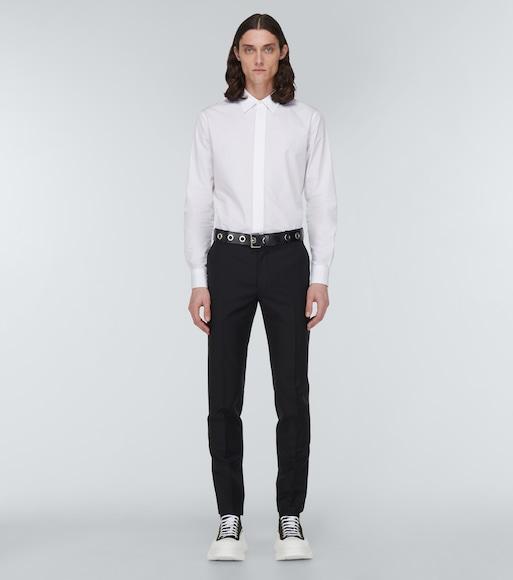 ALEXANDER MCQUEEN Alexander Mc Queen Black/white Tread Slick Shoes