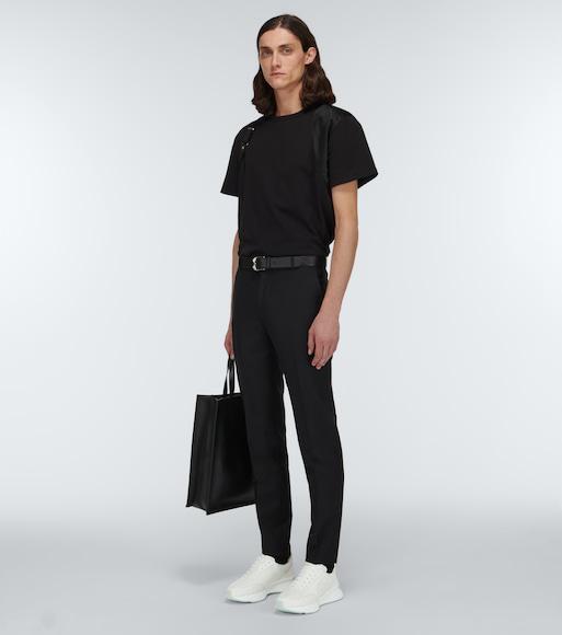 ALEXANDER MCQUEEN Cotton Jersey T-shirt In Black
