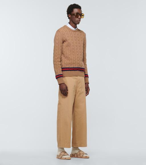 GUCCI Pursuit Gg Slide In Brown