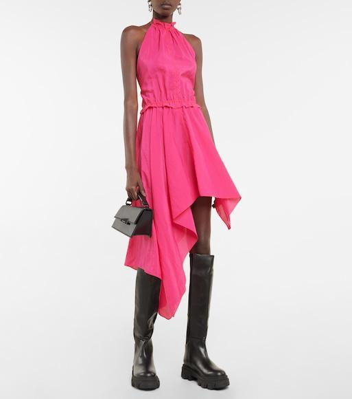 RABANNE Xl Link Double Circle Earrings In Silver