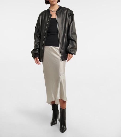 MAGDA BUTRYM Leather Jacket In Black