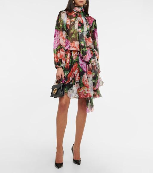 DOLCE & GABBANA Women Devotion Small Leather Handbag In Black