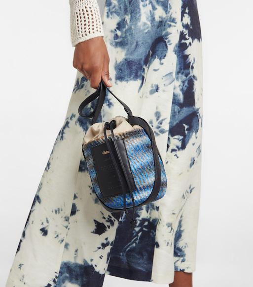 CHLOÉ Kacey Footbed Braided Slides In Grey