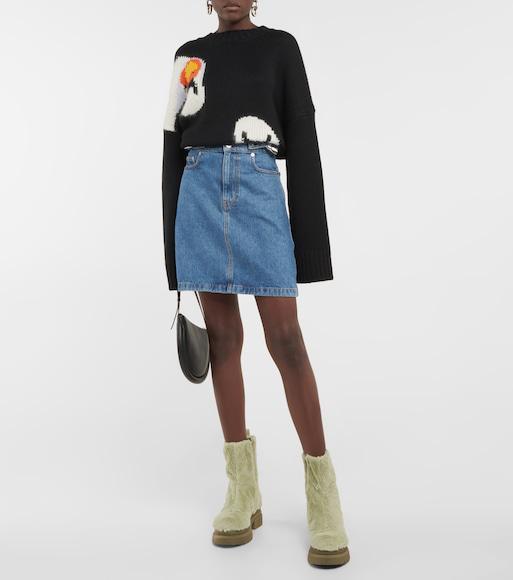 RABANNE Xl Link Double Circle Earrings In Silver