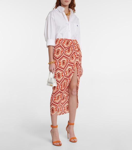 JACQUEMUS Women Le Grand Chiquito Leather Handbag In Multicolor