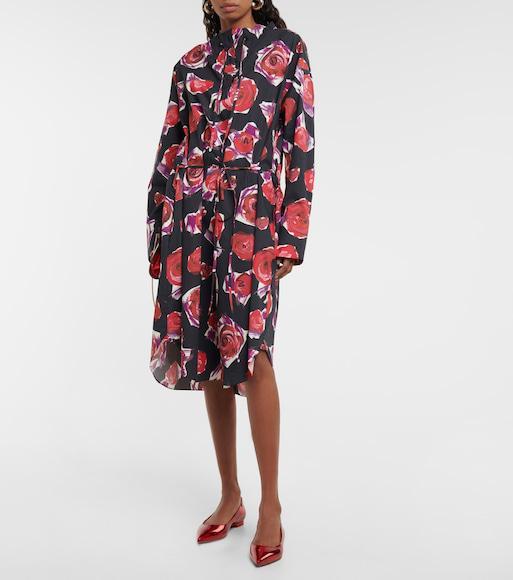 CHRISTIAN LOUBOUTIN Hot Chickita Pointed Toe Flat In Loubi/lin Psy Loubi