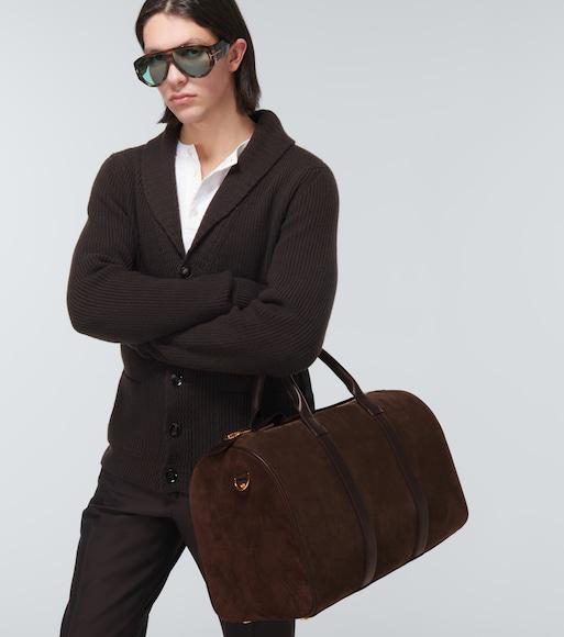 TOM FORD White Stretch-cotton Round-neck Henley T-shirt