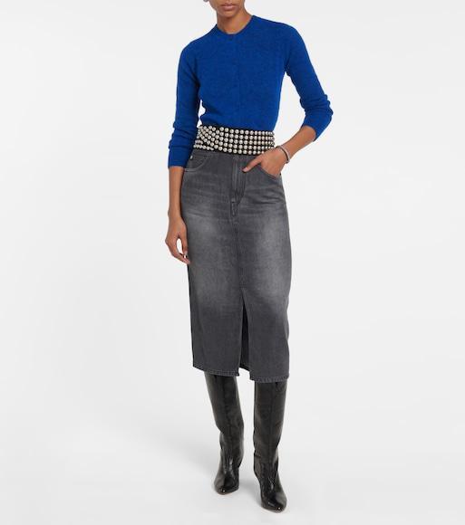 ISABEL MARANT Lestany Leather Knee-high Boots In Black