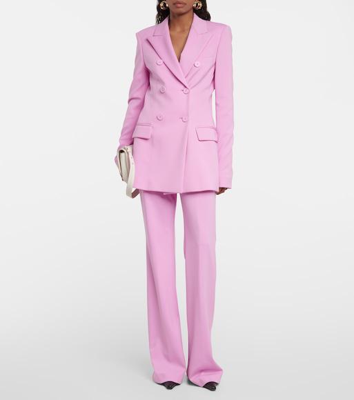 SPORTMAX Peter High-rise Flared Pants In Pink