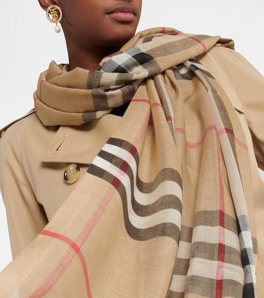 BURBERRY Kensington Long Organic Cotton-gabardine Trench Coat In Beige