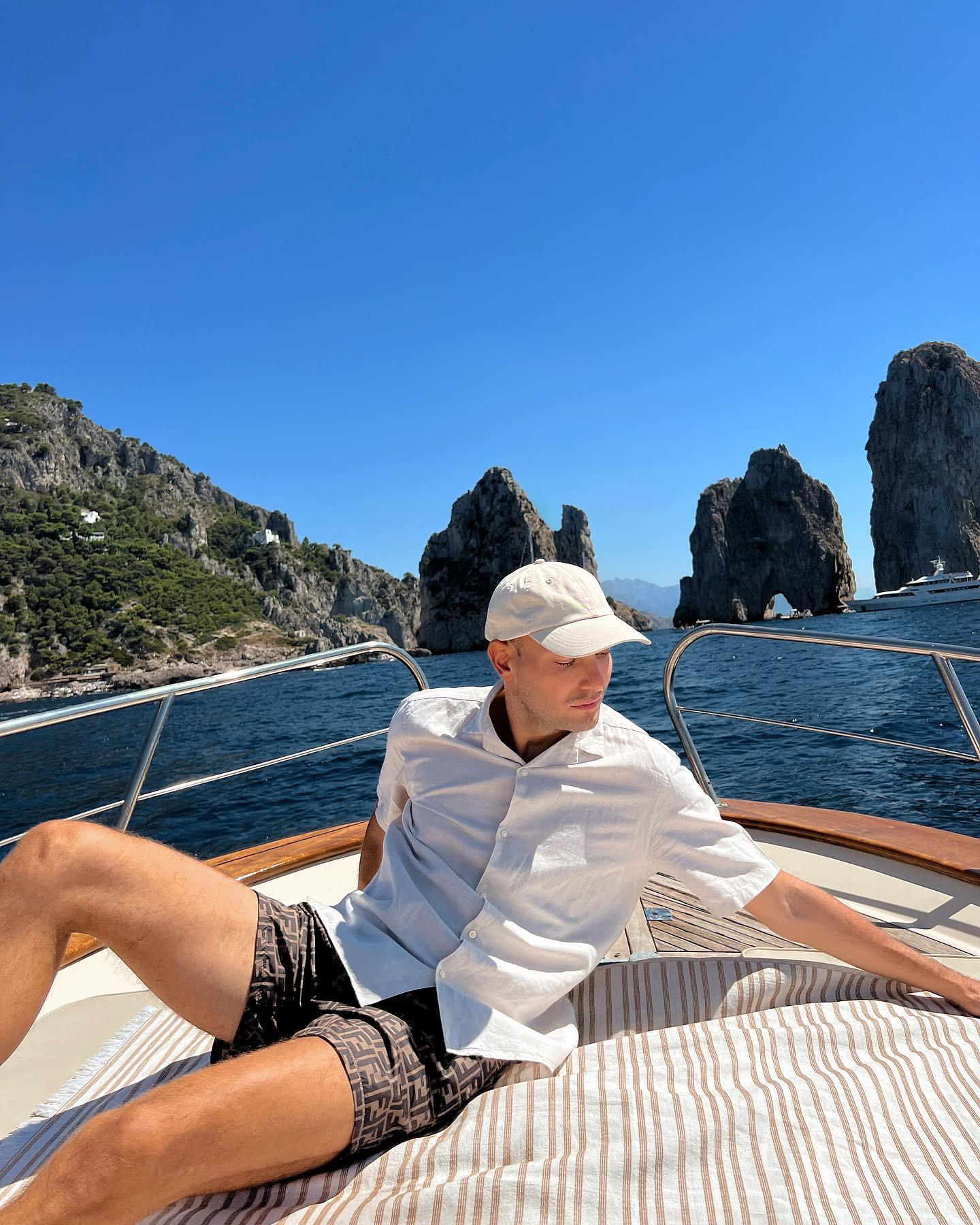 FENDI Tech Fabric With All-over Ff Pattern Swim Shorts In Brown