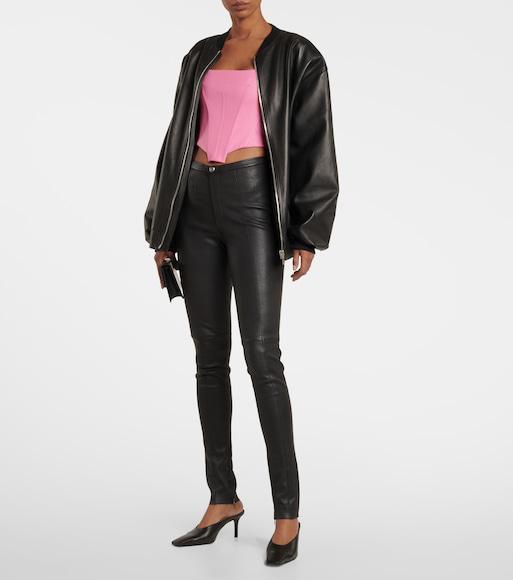 MAGDA BUTRYM Leather Jacket In Black