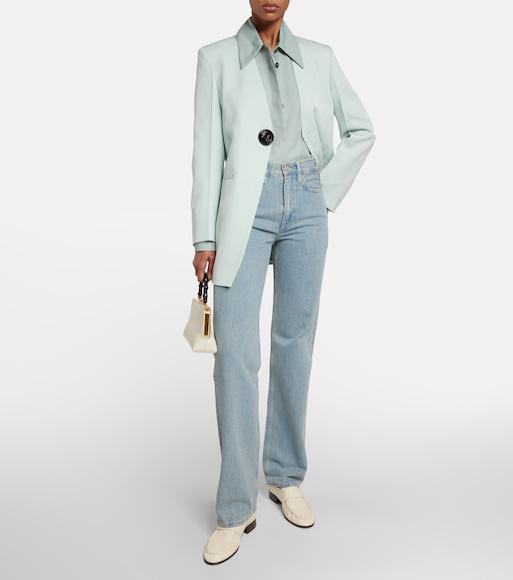 FRAME The Ruler Dolly Straight Leg Jean In Blue