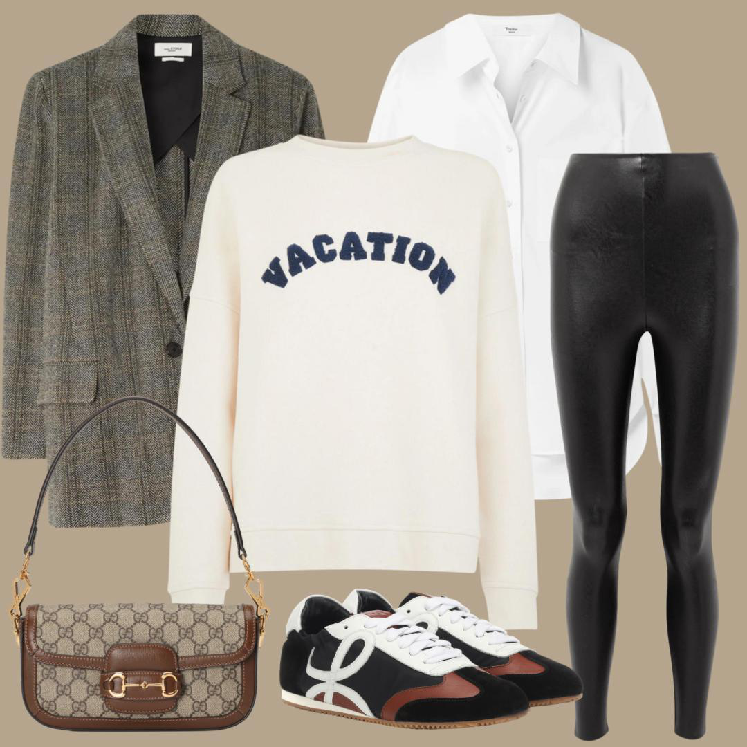 COMMANDO Perfect Control Faux Leather Legging In Multi