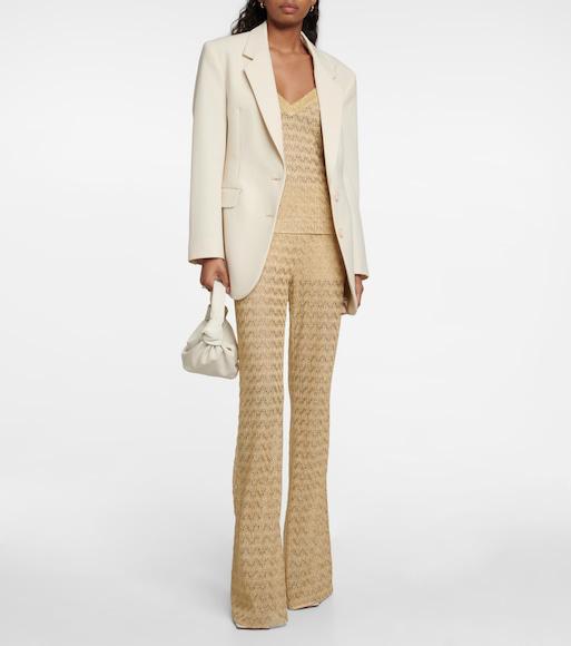 BOTTEGA VENETA Stretch 90 Square-open Toe Sandals In Lambskin In White