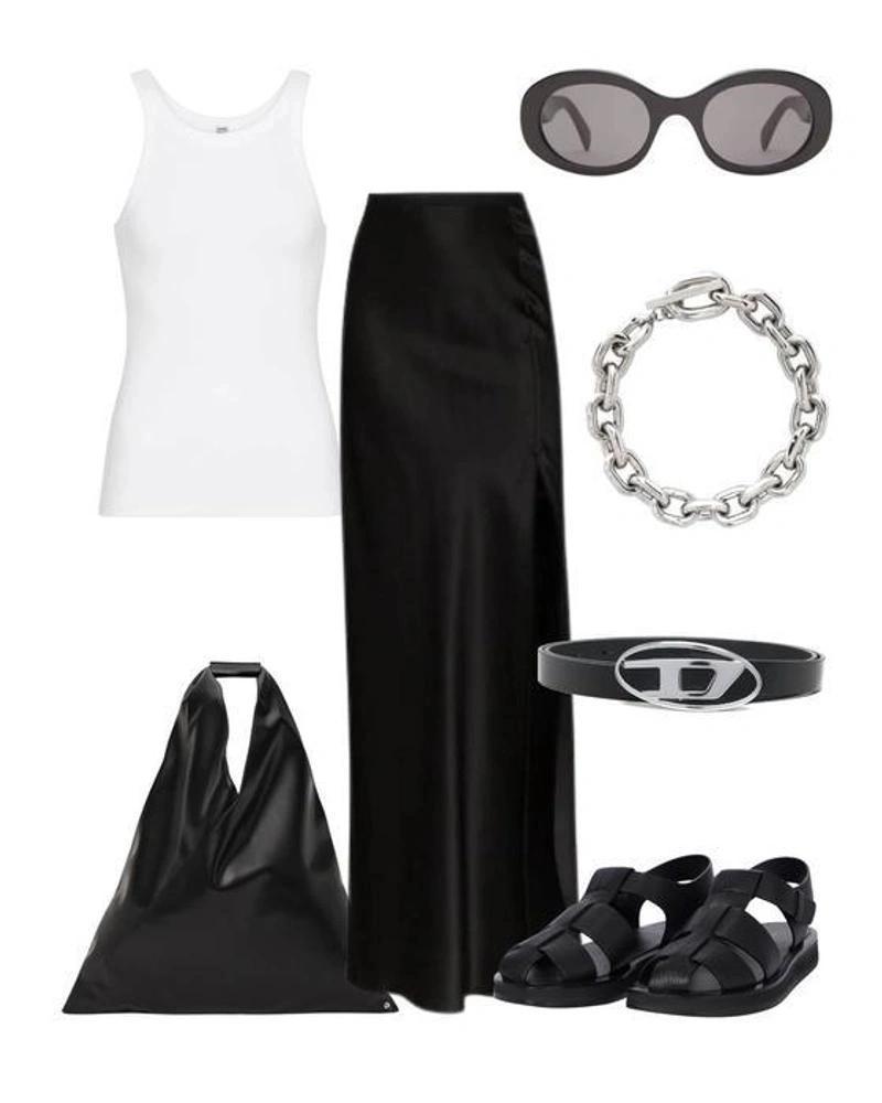 THE ROW Fisherman Leather Sandals In Black