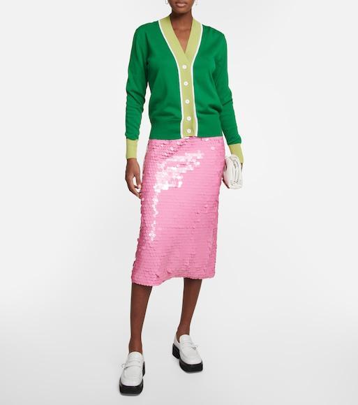 MARNI Piercing-detail Slip-on Loafers In Lily White