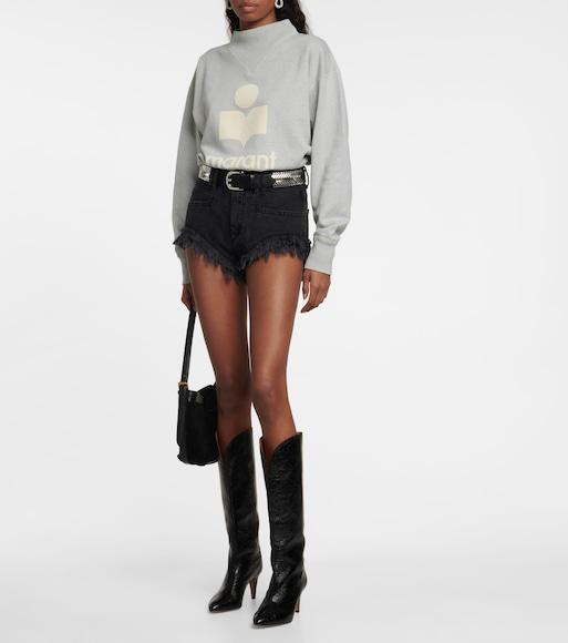 ISABEL MARANT Lestany Leather Knee-high Boots In Black