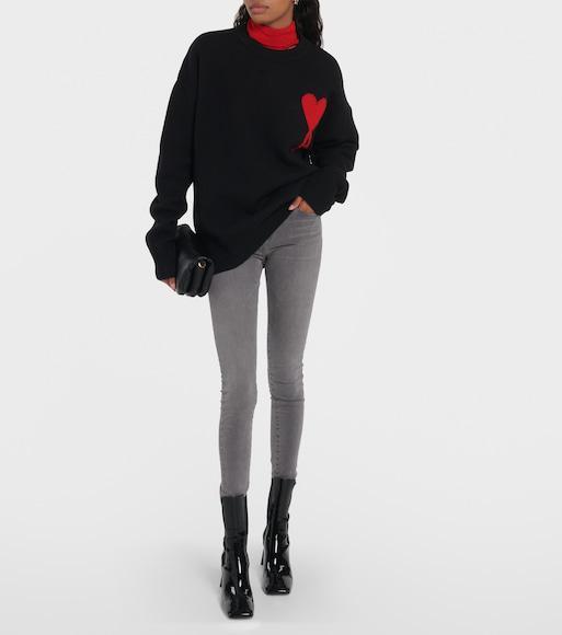 COURRÈGES Courreges Women Red Viscose Blend Sweater