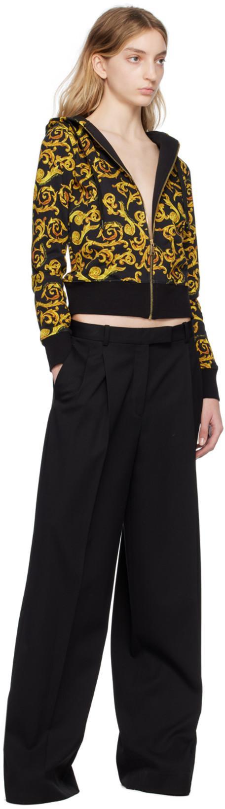 VERSACE Aevitas 140 Medusa Crystal-embellished Platform Sandals In Black