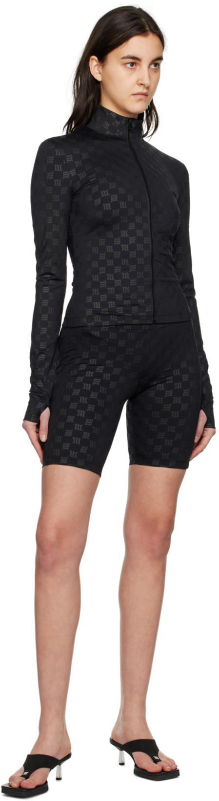 MISBHV Monogram Biker Shorts In Black