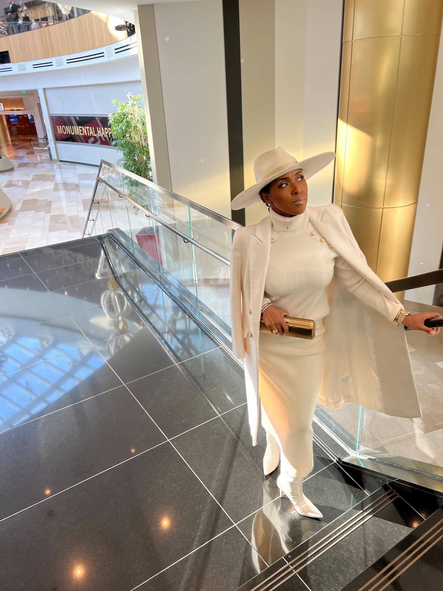 BALMAIN Ribbed Midi Skirt In White