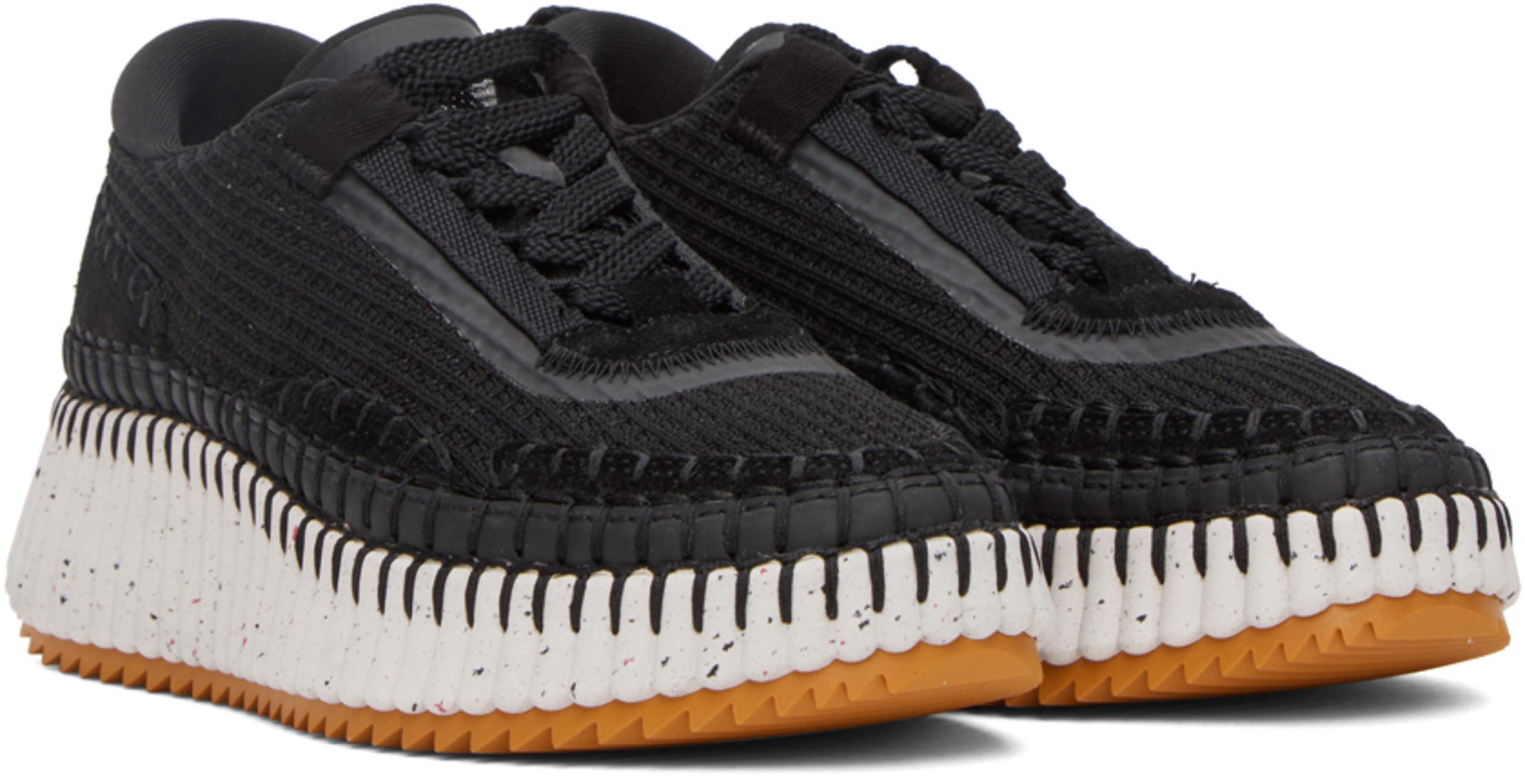 CHLOÉ Fabric Sneakers With Suede Profiles In Multi