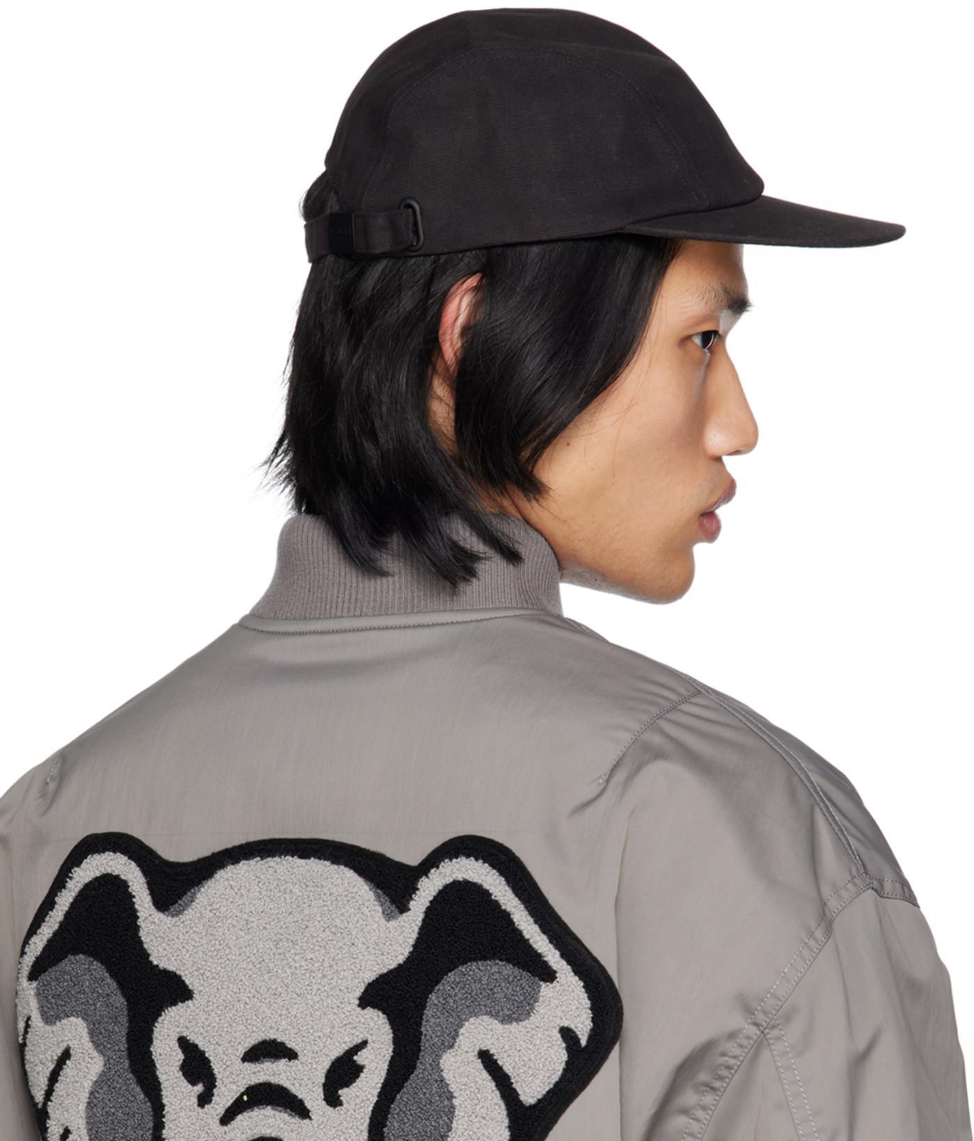 KENZO Boke Flower Canvas Baseball Cap In Black