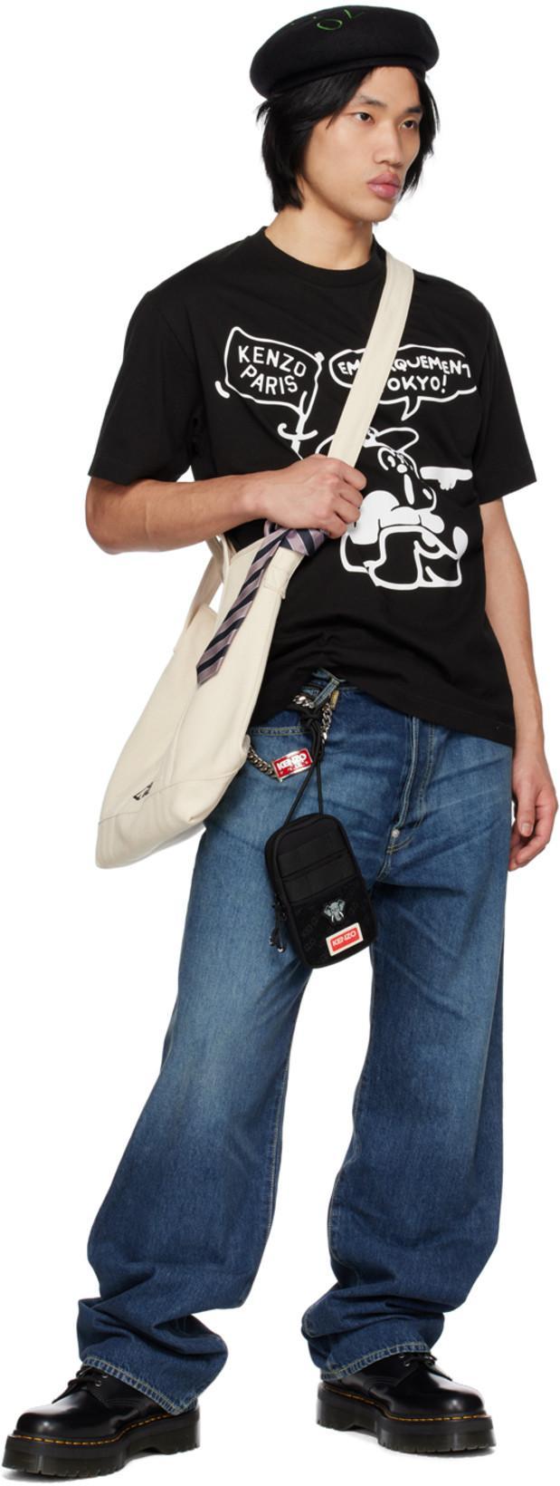 KENZO Off-white  Paris Boke Boy Tote In 03 Ecru