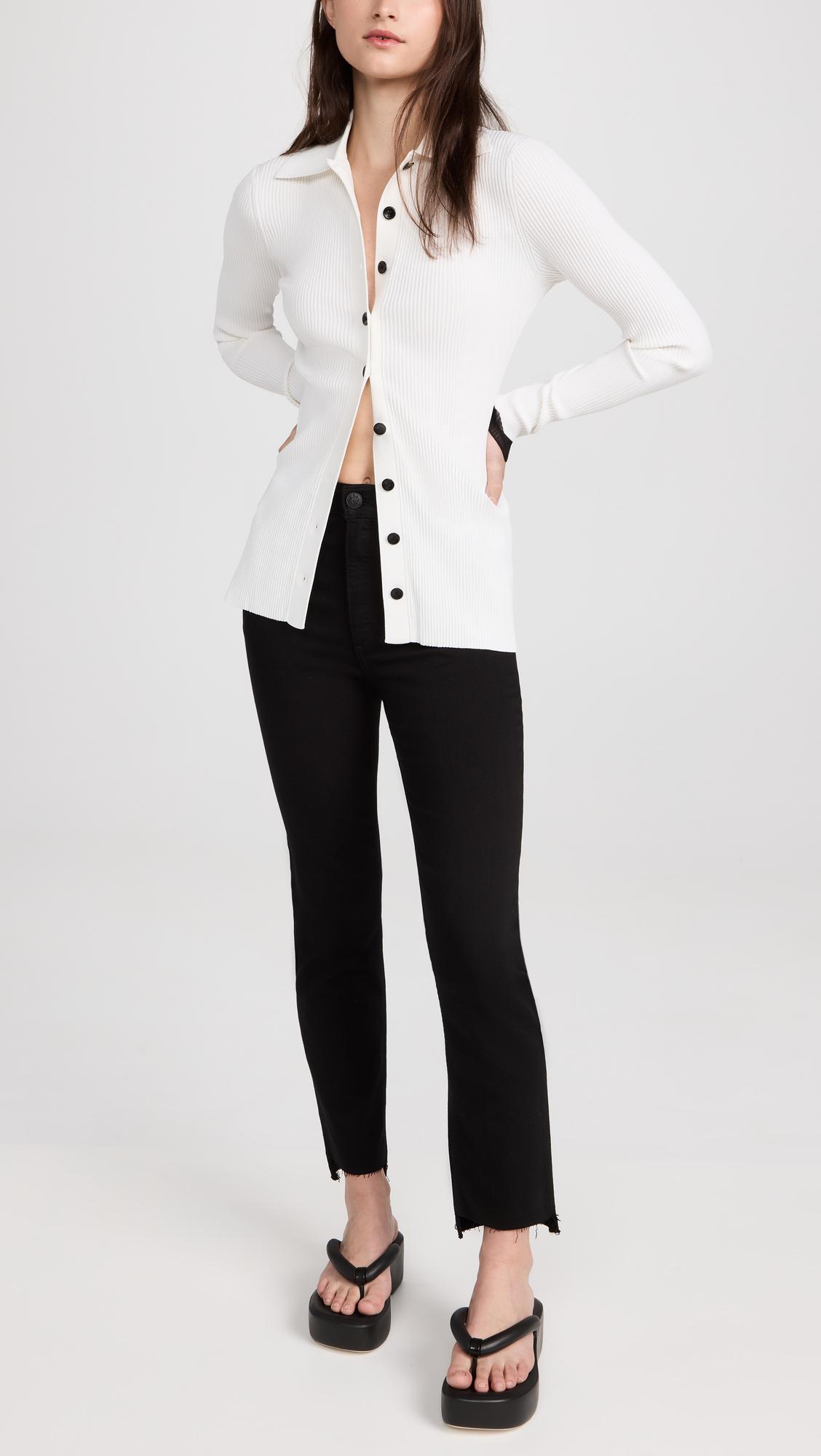 GANNI Leather Mules In Black