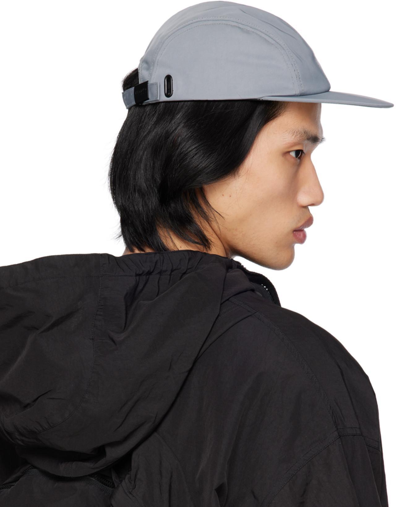 KENZO Logo-patch Baseball Cap In 94 - Pearl Grey