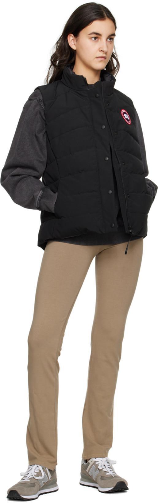 CANADA GOOSE Black Nylon Freestyle Vest