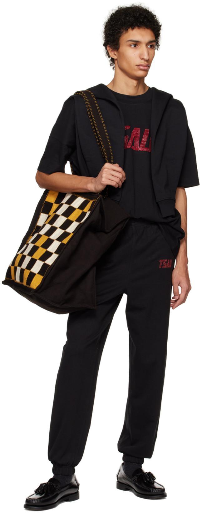 TSAU Crystal-logo Embellishment Hoodie In Black