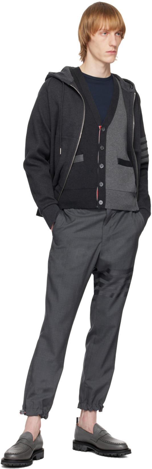 THOM BROWNE Oversized Short Sleeves T-shirt In Black