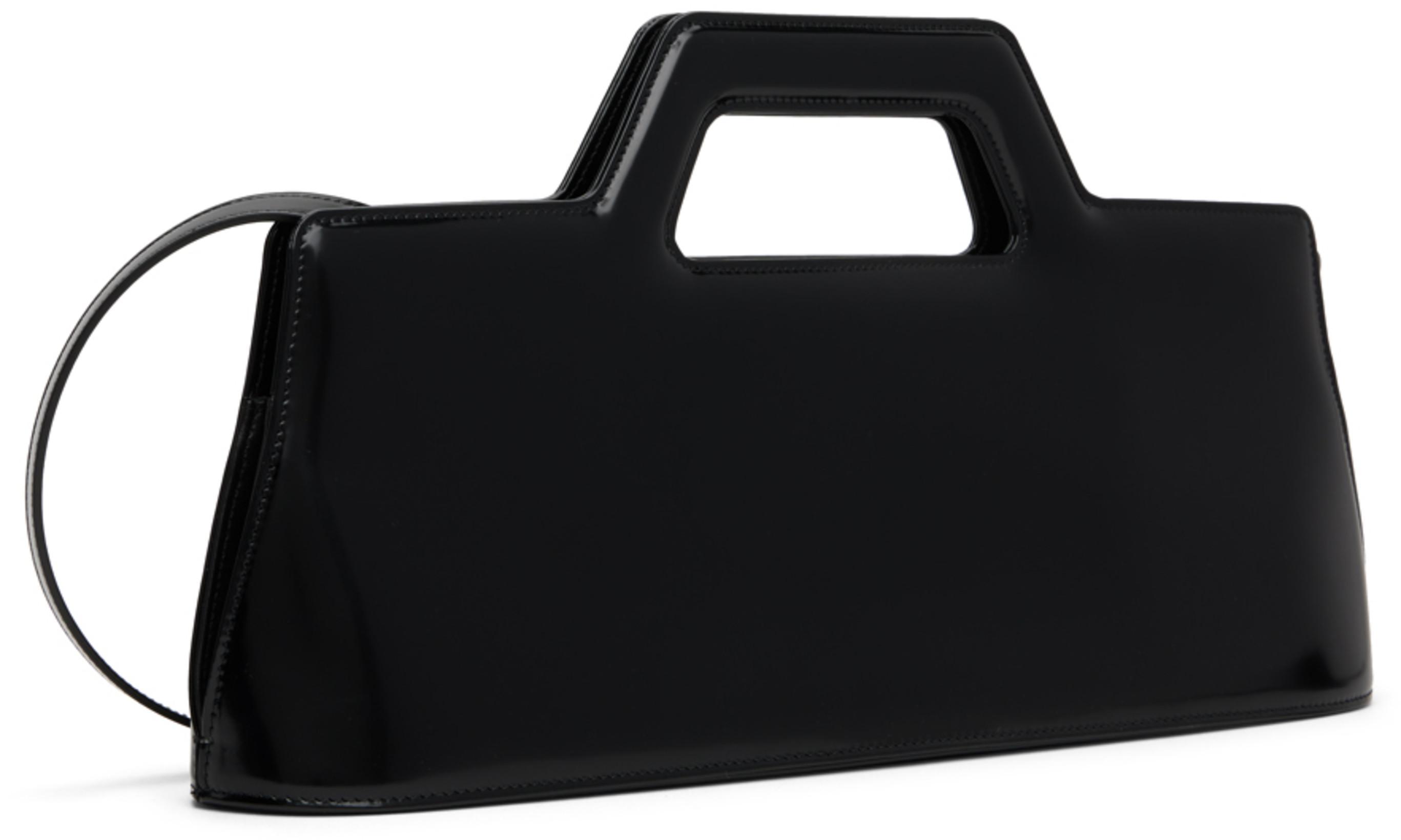 FERRAGAMO Wanda Calf Leather Tote Bag In Nero