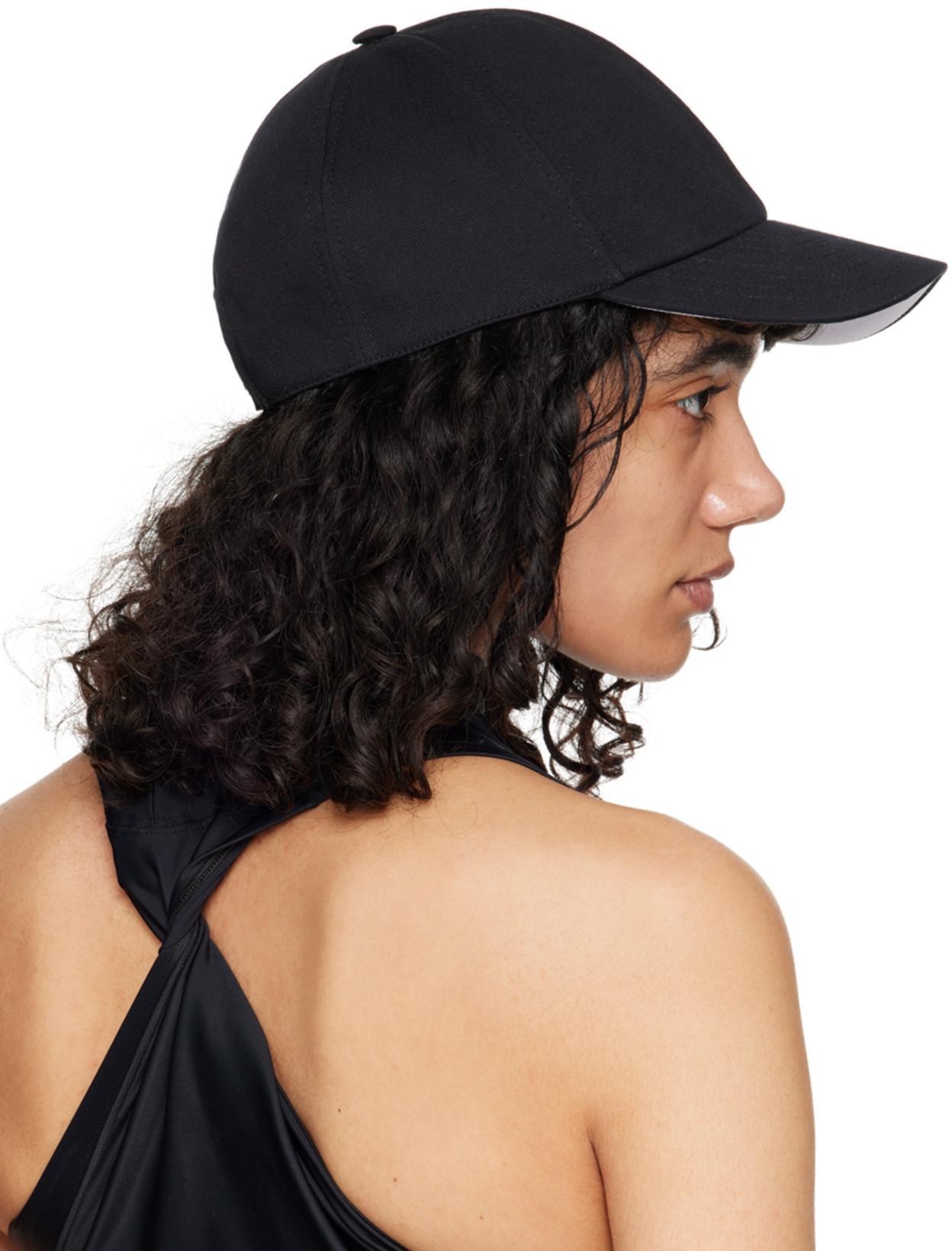 COURRÈGES Reedition Vinyl Cap With Ac Logo In Black