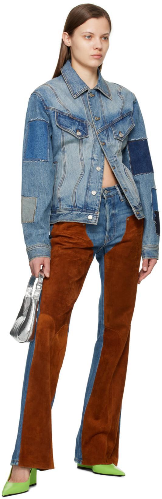 BY FAR Vaughn Wedge Green