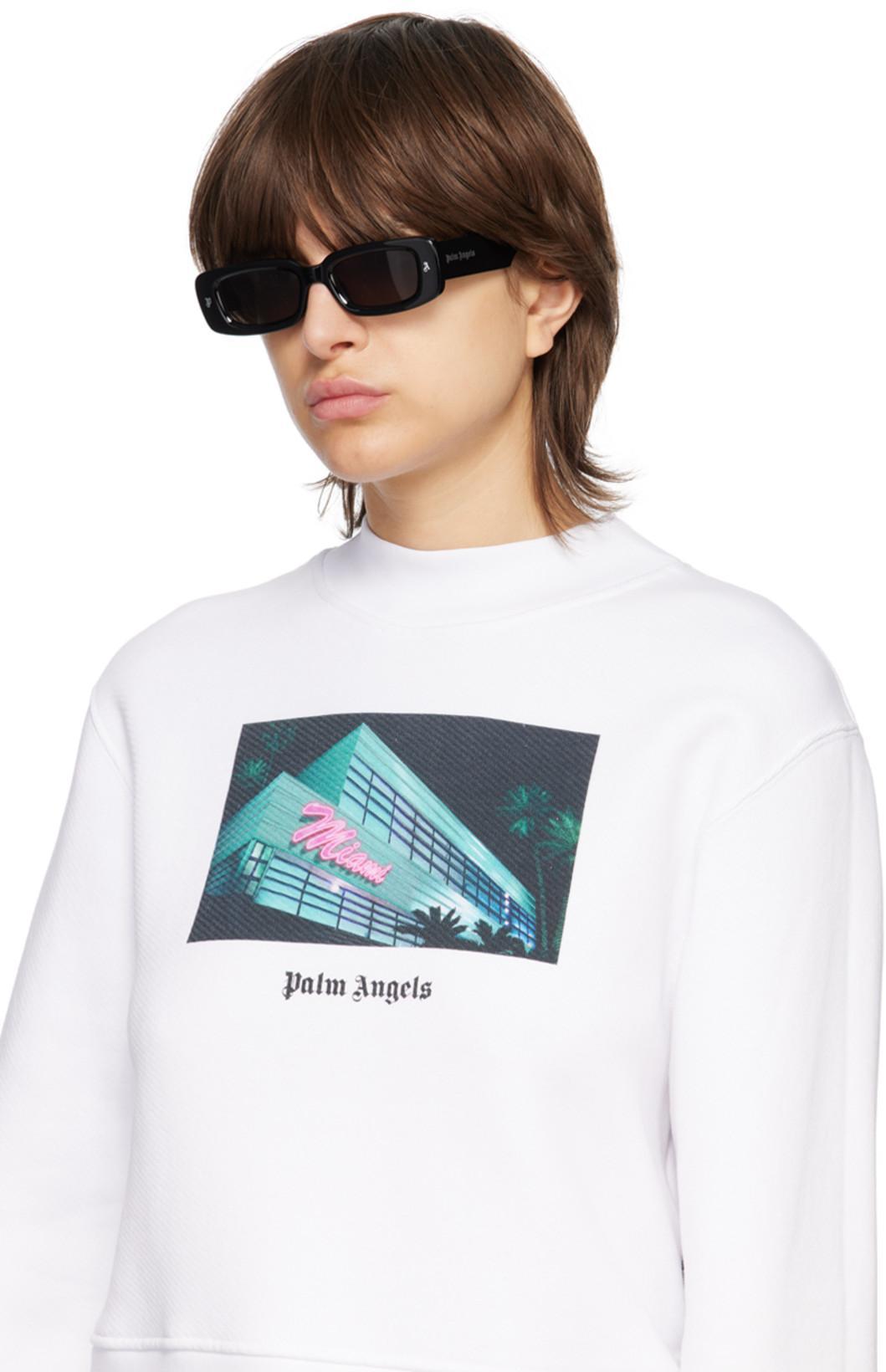 PALM ANGELS Cotton Miami Sweatshirt In Default Title