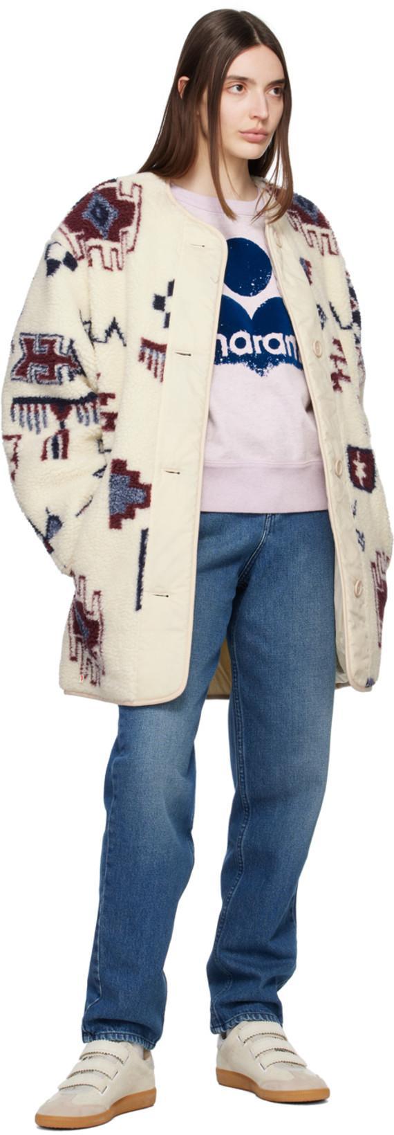 ISABEL MARANT Beige Beth Sneakers In 23ec Ecru