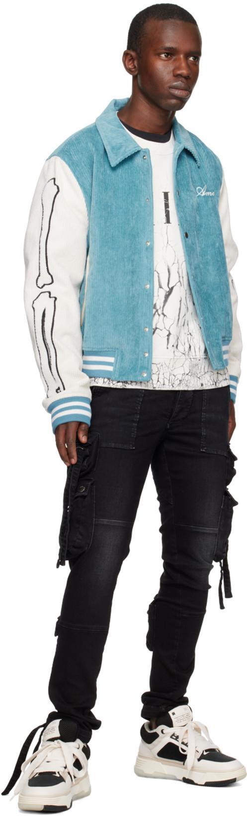 AMIRI Ma-1 Leather Mesh Sneakers In Multi