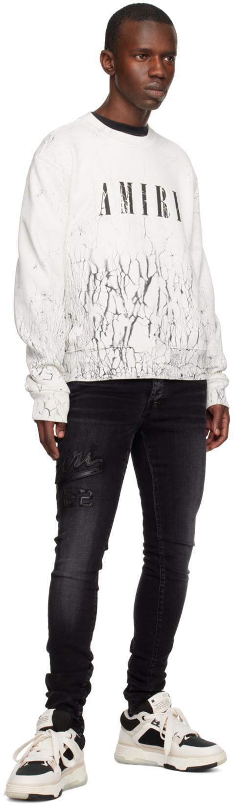 AMIRI Ma-1 Leather Mesh Sneakers In Multi