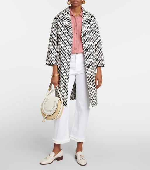 S MAX MARA Long-sleeve Linen Shirt In Pink