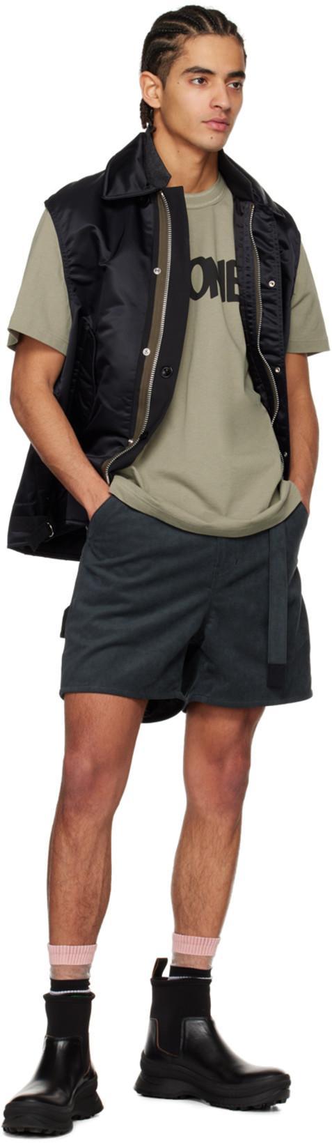 JIL SANDER Man Ankle Boots Black Size 12 Soft Leather